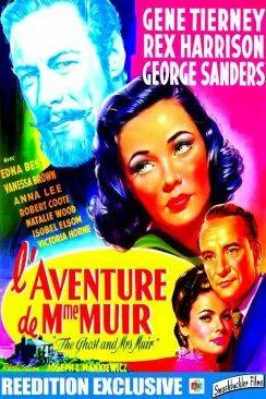 Affiche du film L'Aventure de Mme Muir (The Ghost and Mrs. Muir) en streaming