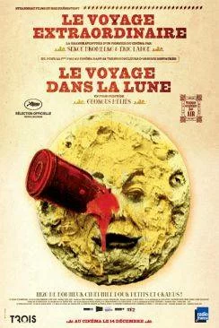 poster film Le Voyage extraordinaire suivi de "Le Voyage dans la lune