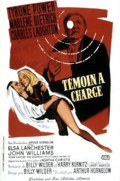 poster Témoin à  charge (Witness for the Prosecution)