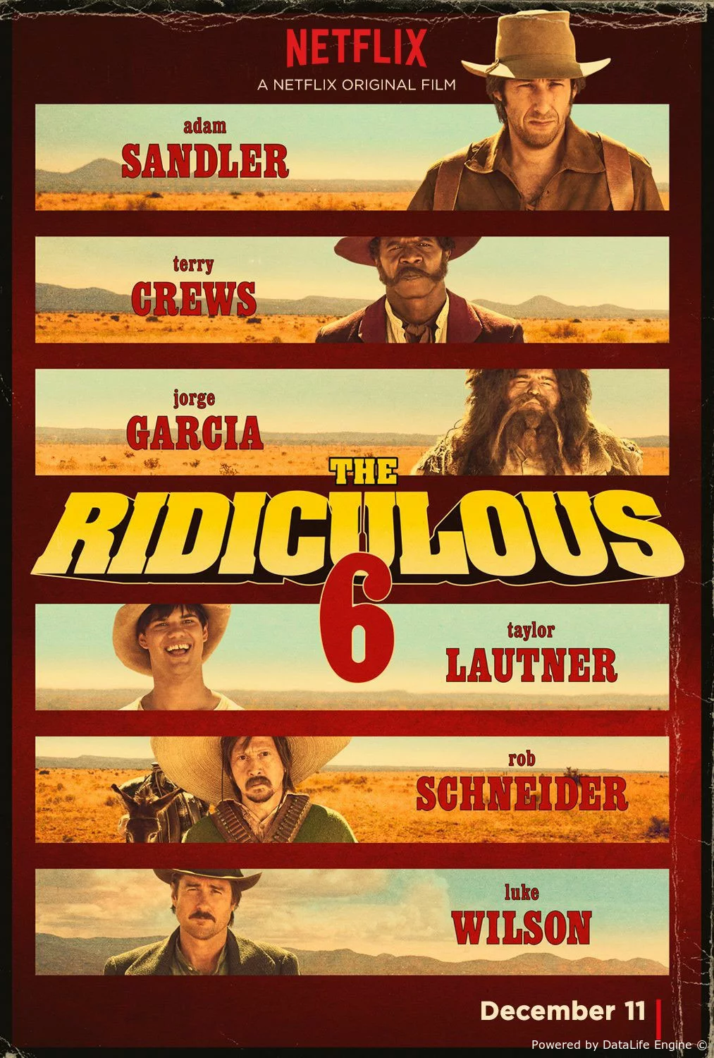 Affiche du film The Ridiculous 6 en streaming