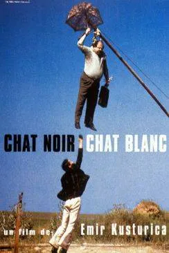 poster Chat noir, chat blanc (Crna macka, beli macor)