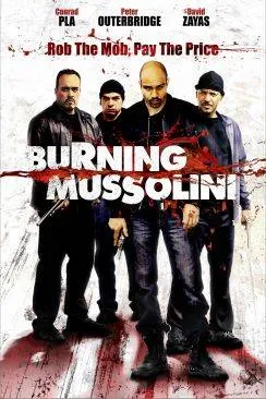 poster Burning Mussolini