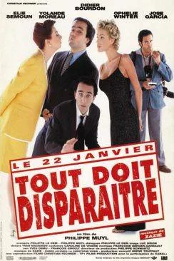 poster film Tout doit disparaître