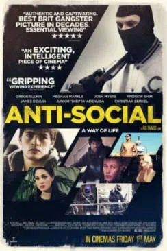 Affiche du film Anti-Social en streaming