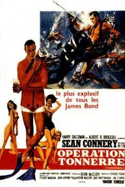 Affiche du film Opération Tonnerre - James Bond (Thunderball) en streaming