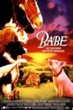 poster film Babe, le cochon devenu berger