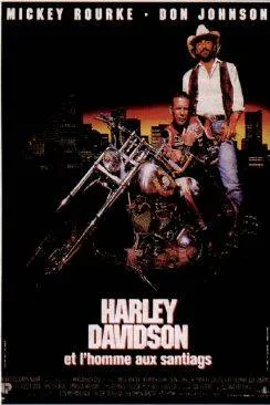 poster film Harley Davidson et l'homme aux santiags