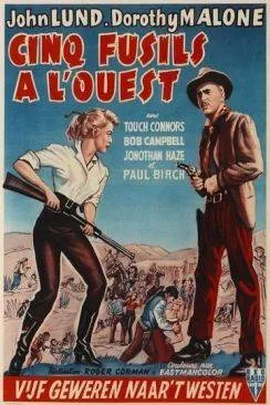 poster Cinq fusils à  l'ouest (Five Guns West)