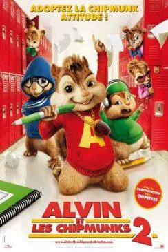 Affiche du film Alvin et les Chipmunks 2 (Alvin and the Chipmunks: The Squeakuel) en streaming