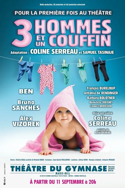 poster 3 Hommes et un couffin