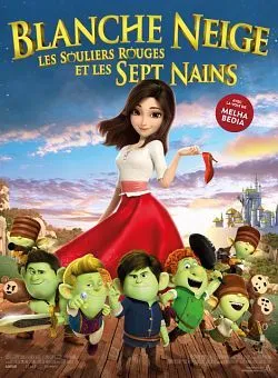 poster Blanche Neige, les souliers rouges et les sept nains