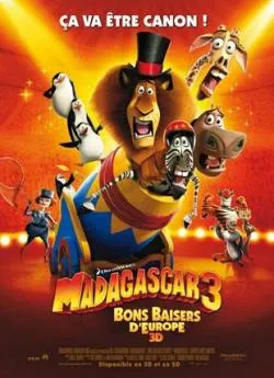 poster Madagascar 3, Bons Baisers D'Europe