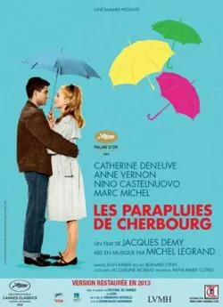 poster film Les Parapluies de Cherbourg