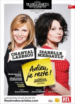 poster Théâtre - Adieu je reste