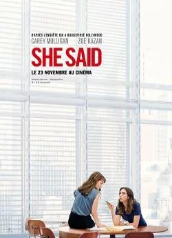 Affiche du film She Said en streaming