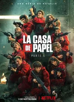 affiche série La Casa de Papel - Saison 5