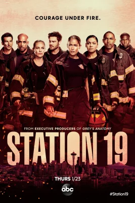 affiche série Grey's Anatomy - Station 19 - Saison 1