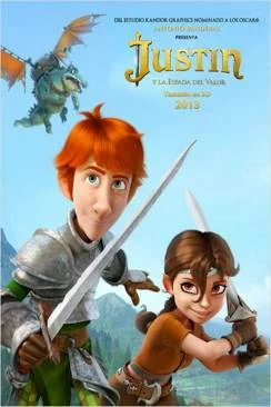 poster film Justin et la Légende des chevaliers (Justin and the Knights of Valour)