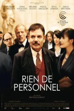 poster film Rien de personnel