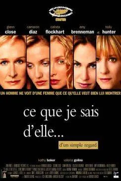 poster film Ce que je sais d'elle... d'un simple regard (Things You Can Tell Just by Looking at Her)