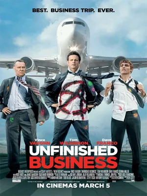 poster film Unfinished Business (Jet Lag)