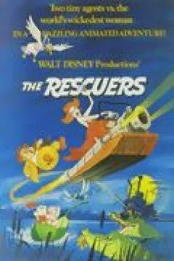 poster film Les Aventures de Bernard et Bianca (The Rescuers)