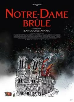 poster film Notre-Dame brûle