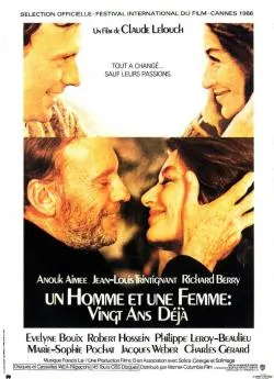 poster film Un Homme et une femme: vingt ans déjà 