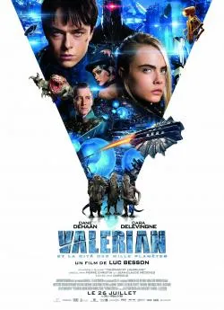 poster film Valérian et la Cité des mille planètes