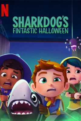 poster film Sharkdog's Fintastic Halloween